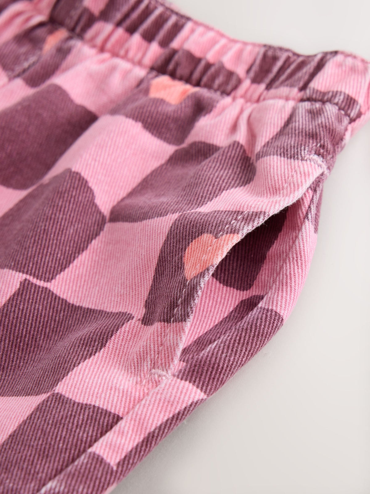 Pink/Burgundy Red Check Printed Jeans (3mths-7yrs) - image 7