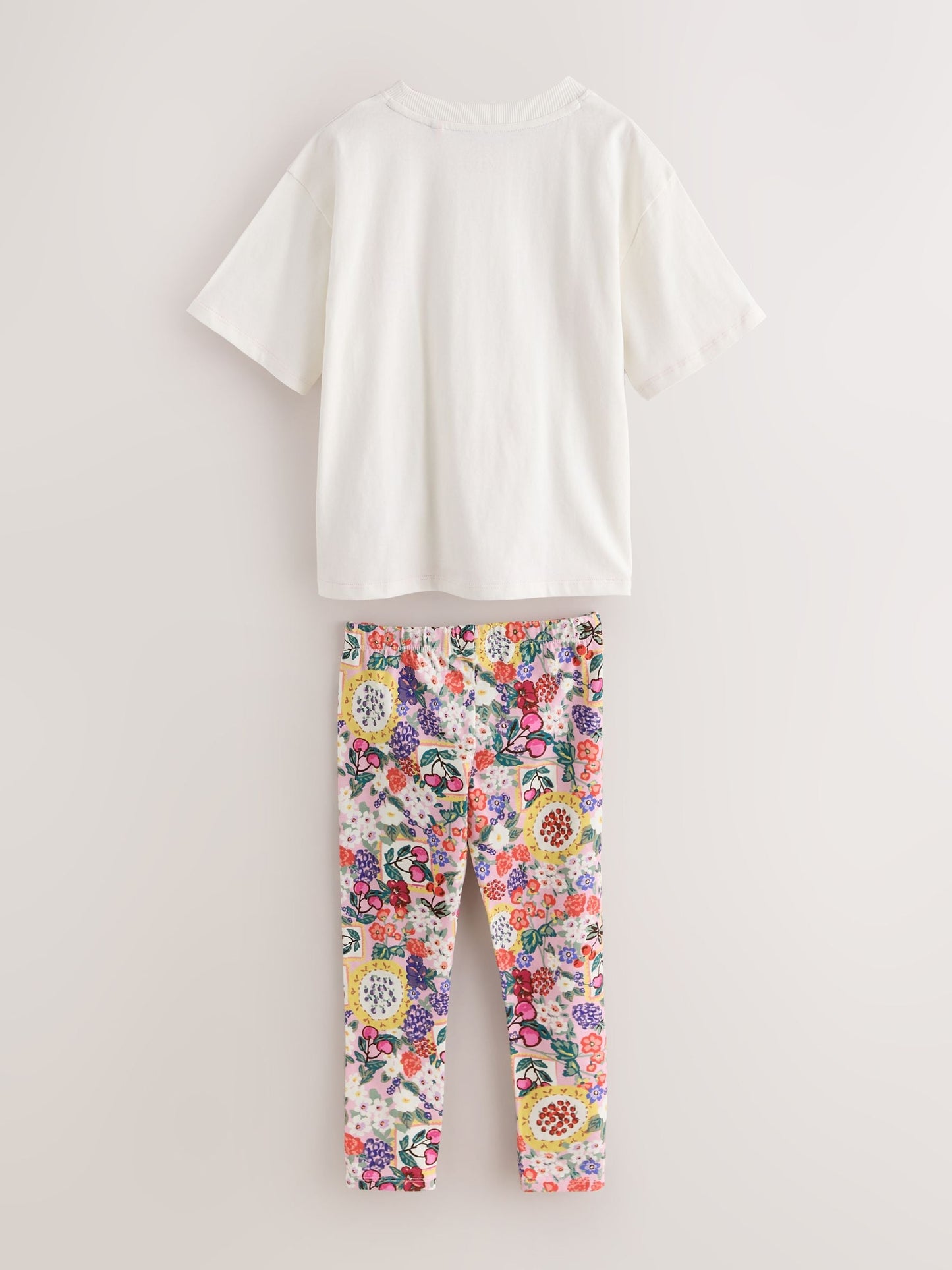 Dsiney Kidz - Little Bird by Jools Oliver Floral Picnic Print Short Sleeve T-Shirt & Leggings Set image 7