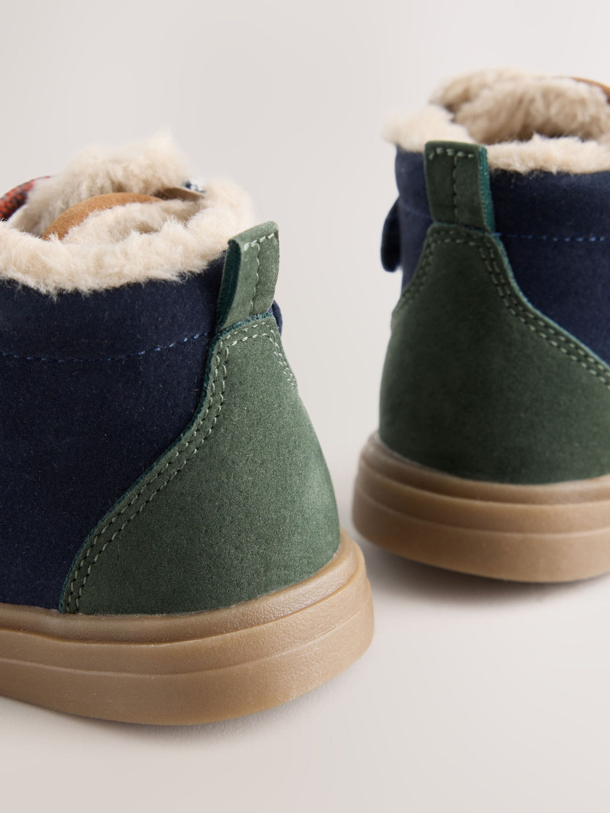 Dsiney Kidz - Navy Standard Fit (F) Warm Lined Lace up Boots image 4