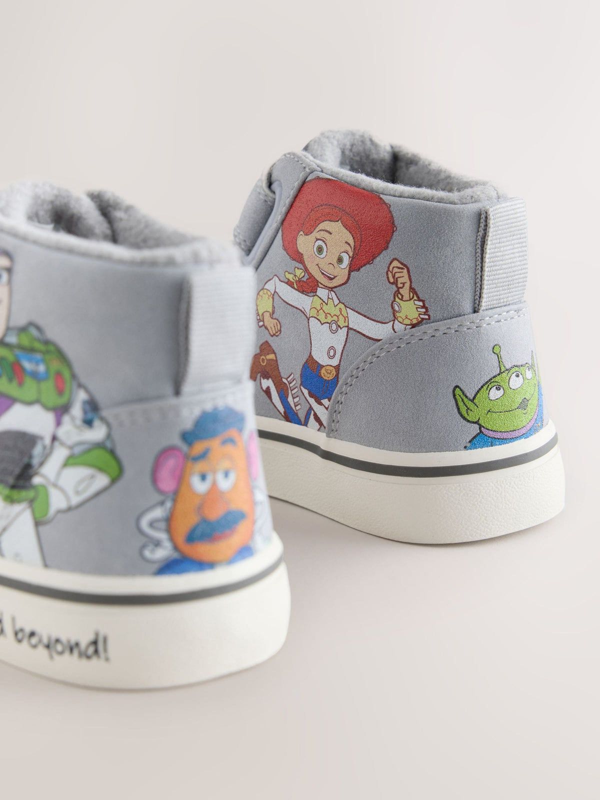 Dsiney Kidz - Grey Toy Story Touch Fastening Hi-Top Trainers image 5