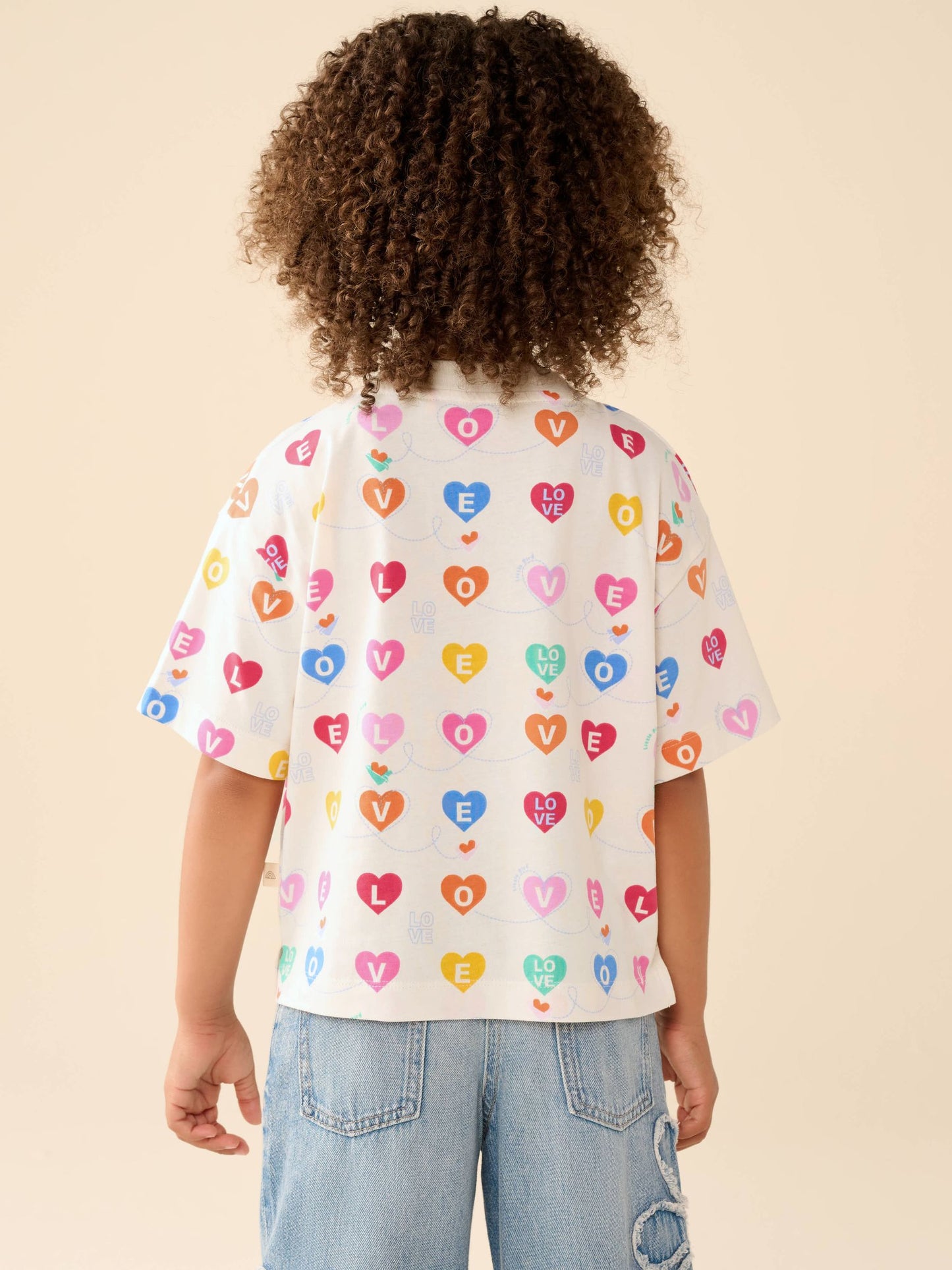 Dsiney Kidz - Little Bird by Jools Oliver Rainbow Slogan Boxy T-Shirt image 5