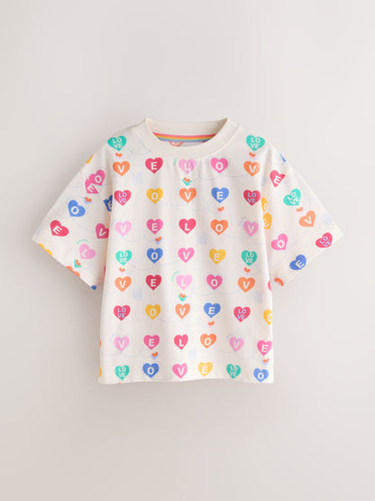 Dsiney Kidz - Little Bird by Jools Oliver Rainbow Slogan Boxy T-Shirt image 8