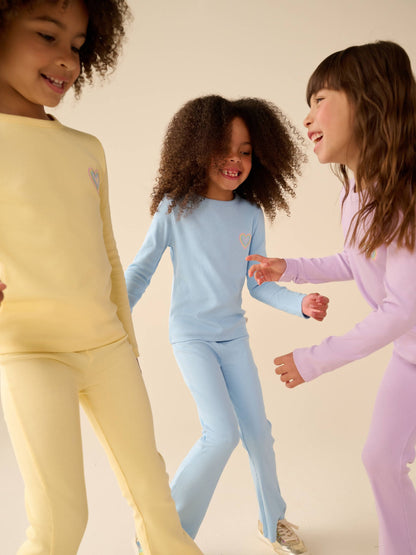 Dsiney Kidz - Little Bird by Jools Oliver Pastel Rainbow Ribbed Jersey Top 5 Packs image 3