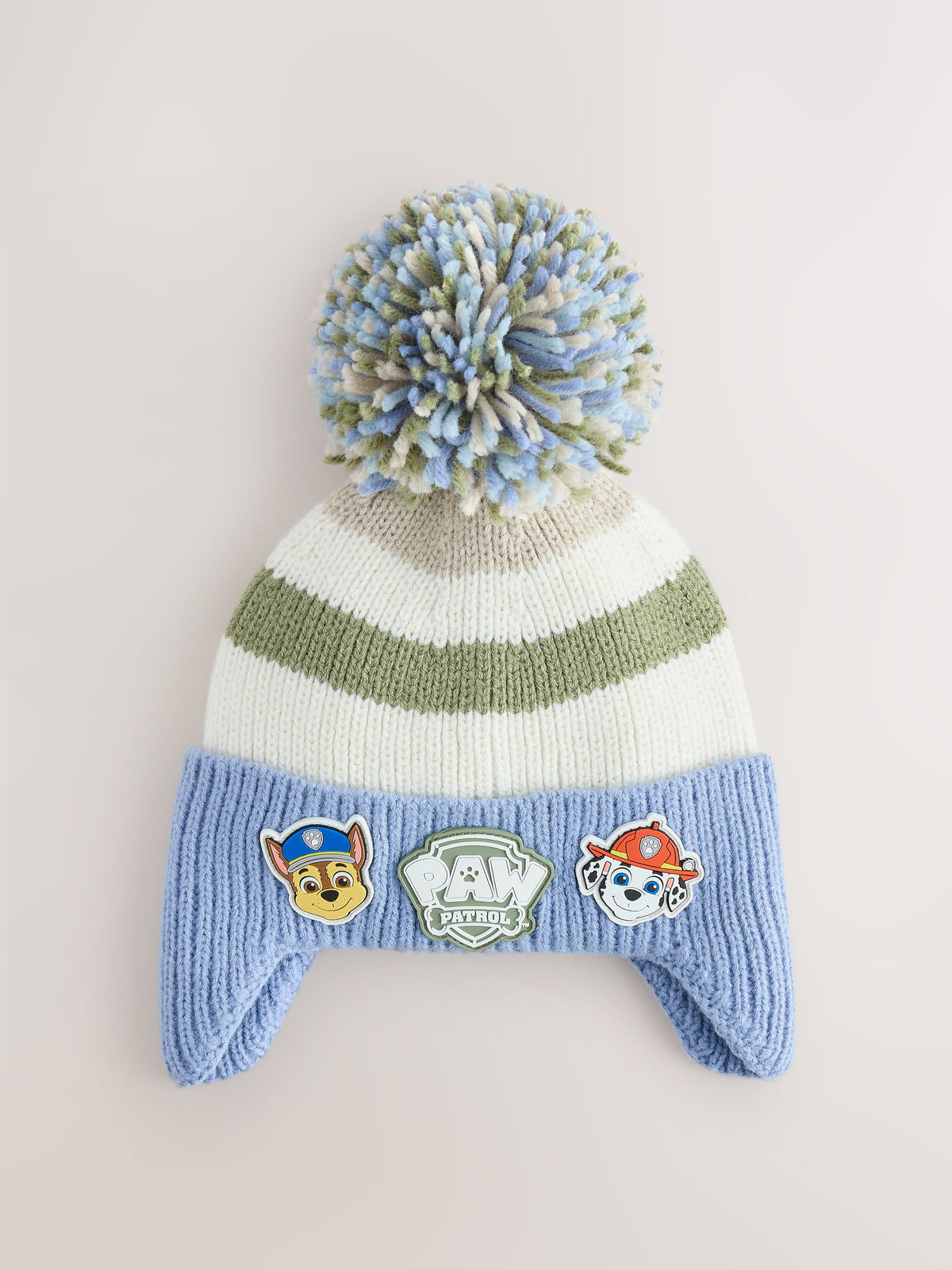 Multi Knitted Pom Hat (3mths-10yrs) - image 1