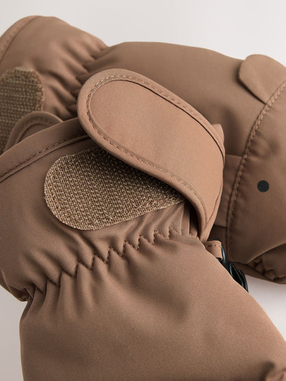 Brown Bear Ski Mitten Gloves (3mths-6yrs) - image 2