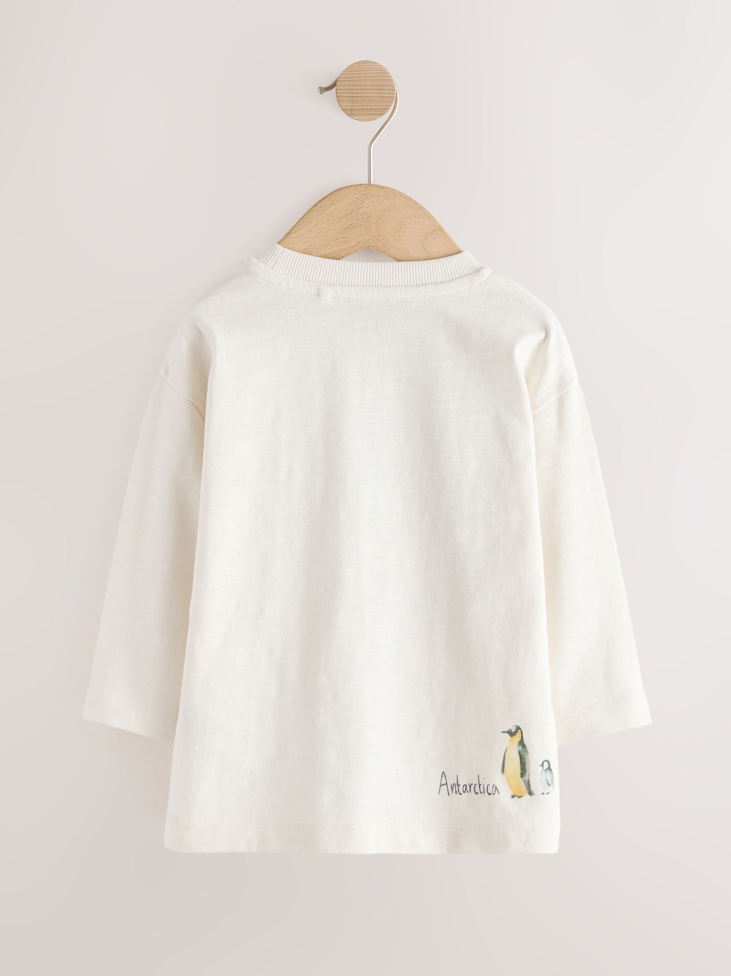 Dsiney Kidz - Cream Watercolour World Map Long Sleeve All Over Print T-Shirt (3mths-7yrs) image 6