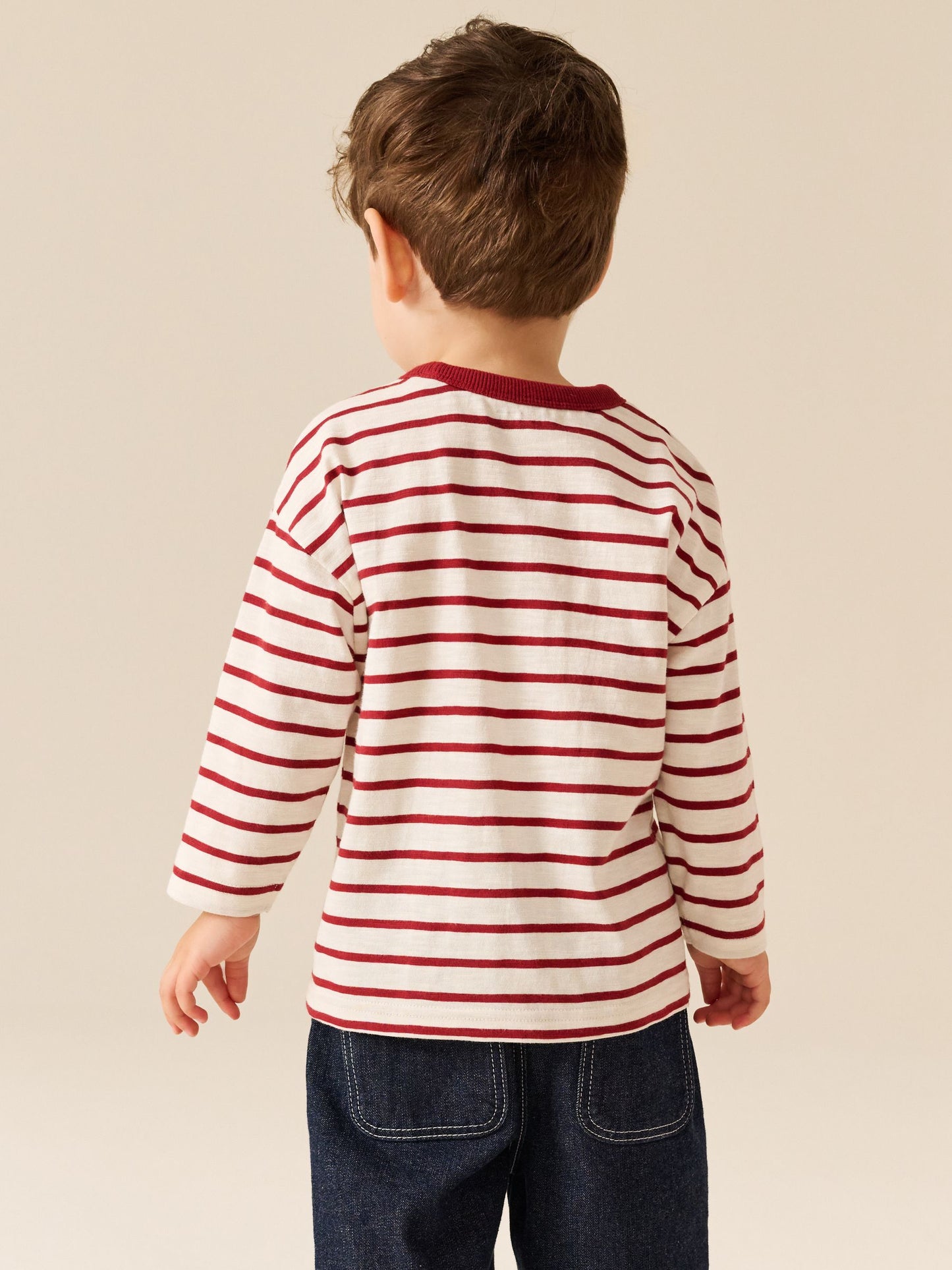Dsiney Kidz - Burg/White Koala Plane Long Sleeve Appliqué T-Shirt (3mths-7yrs) image 3