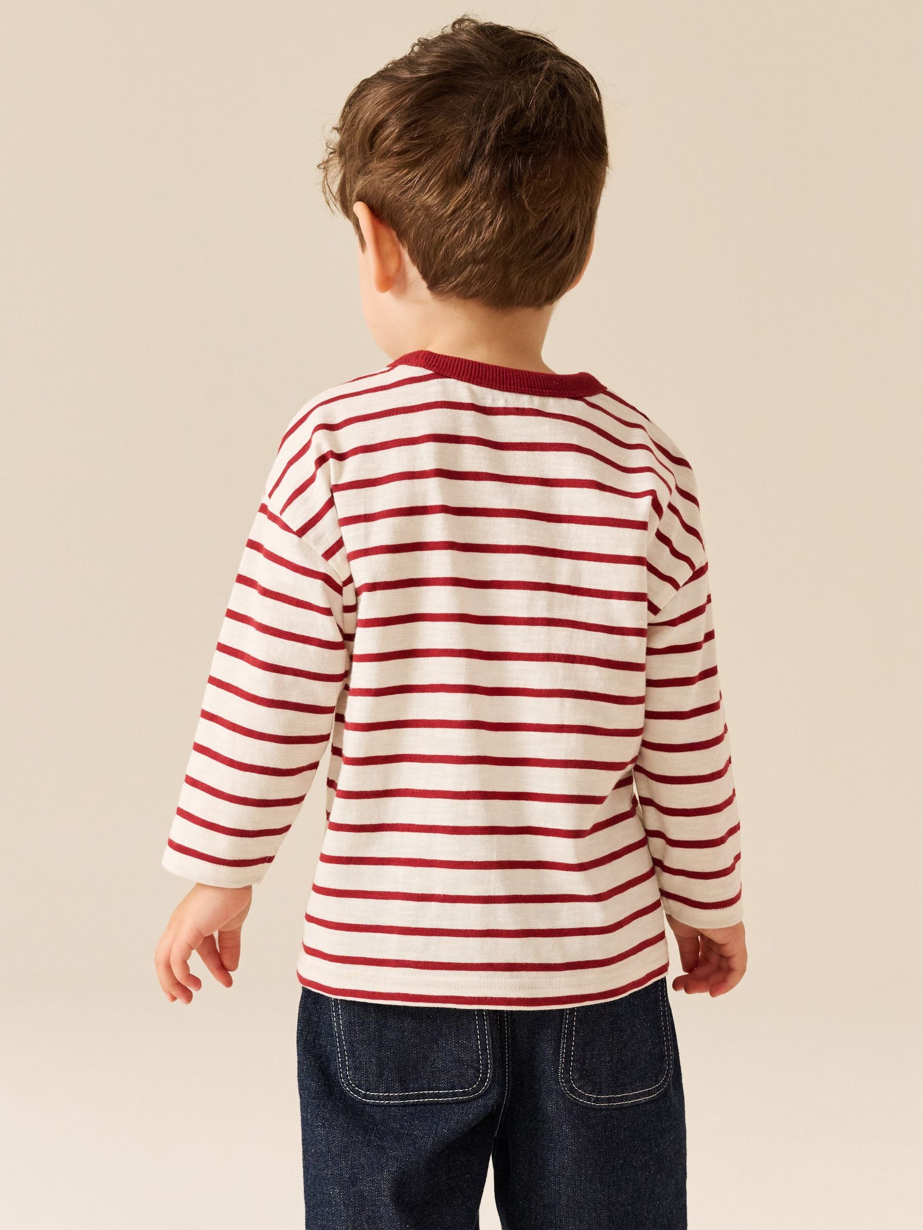 Dsiney Kidz - Burg/White Koala Plane Long Sleeve Appliqué T-Shirt (3mths-7yrs) image 3