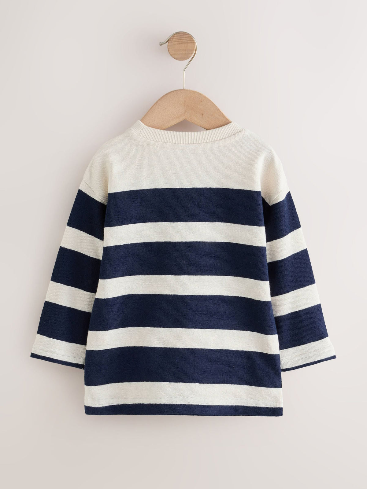 Navy/White Woodland embroidered Long Sleeve Appliqué T-Shirt (3mths-7yrs) - image 5