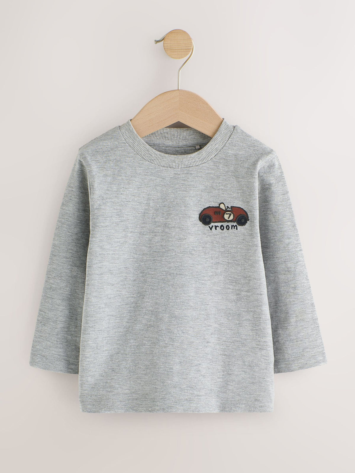 Dsiney Kidz - Navy Stripe Transport Long Sleeve T-Shirts 5 Pack (3mths-7yrs) image 4