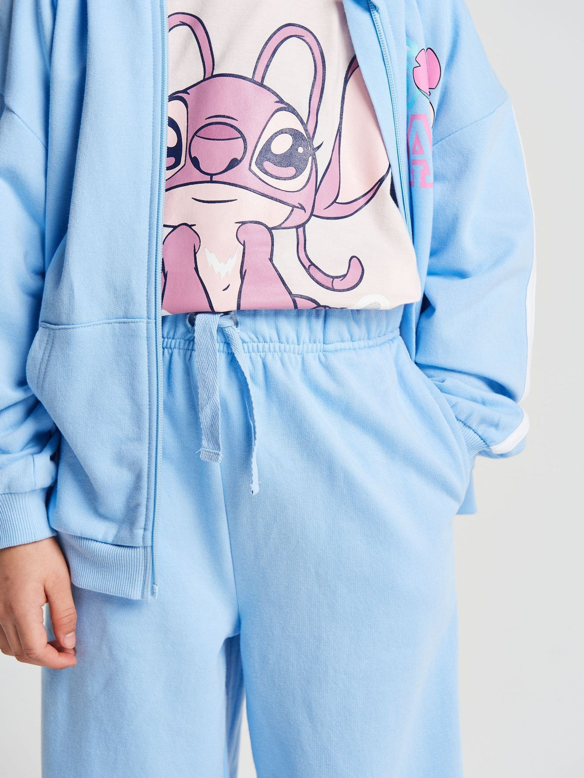 Brand Threads Blue Lilo & Stitch Joggers Set - image 6