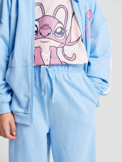 Brand Threads Blue Lilo & Stitch Joggers Set - image 6