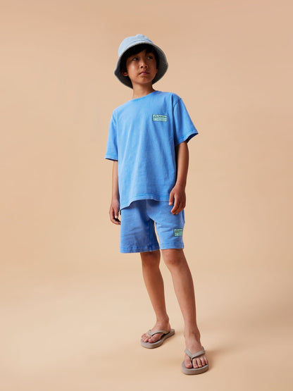 Dsiney Kidz - Name It Blue Short Sleeve Crew Neck T-Shirt and Shorts Set image 4