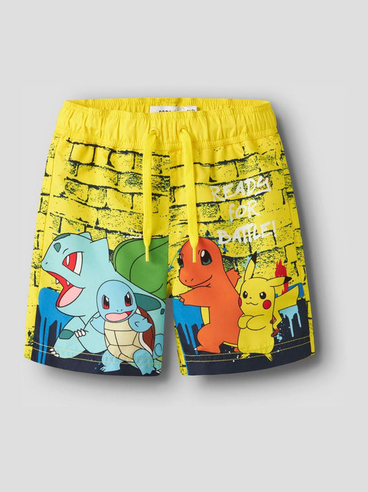 Name It Yellow Pokemon Swim Shorts image 2