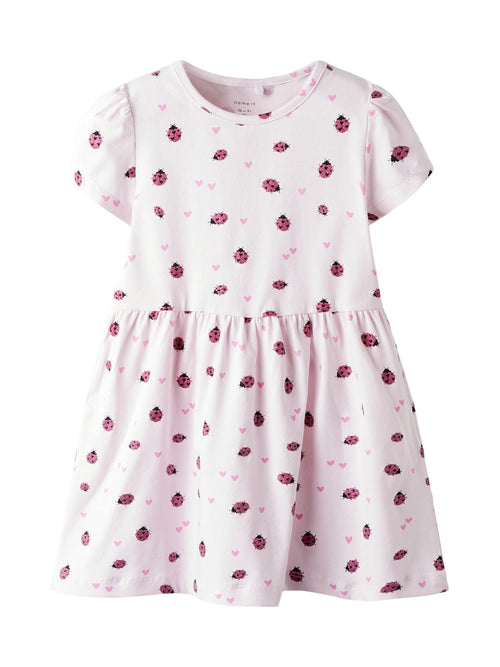 Dsiney Kidz - Name It Pink Print Lady Bird Cotton Dress image 1