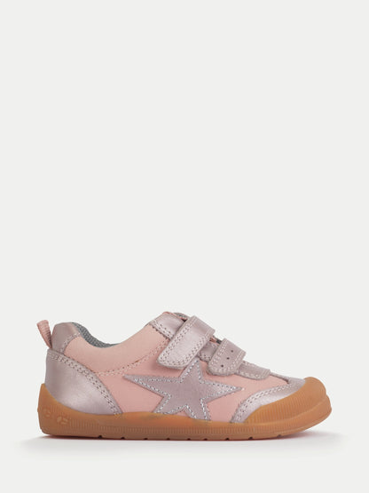 Start Rite Pink Tickle Star First Walking And Pre-School Trainer Inspired Shoes image 1