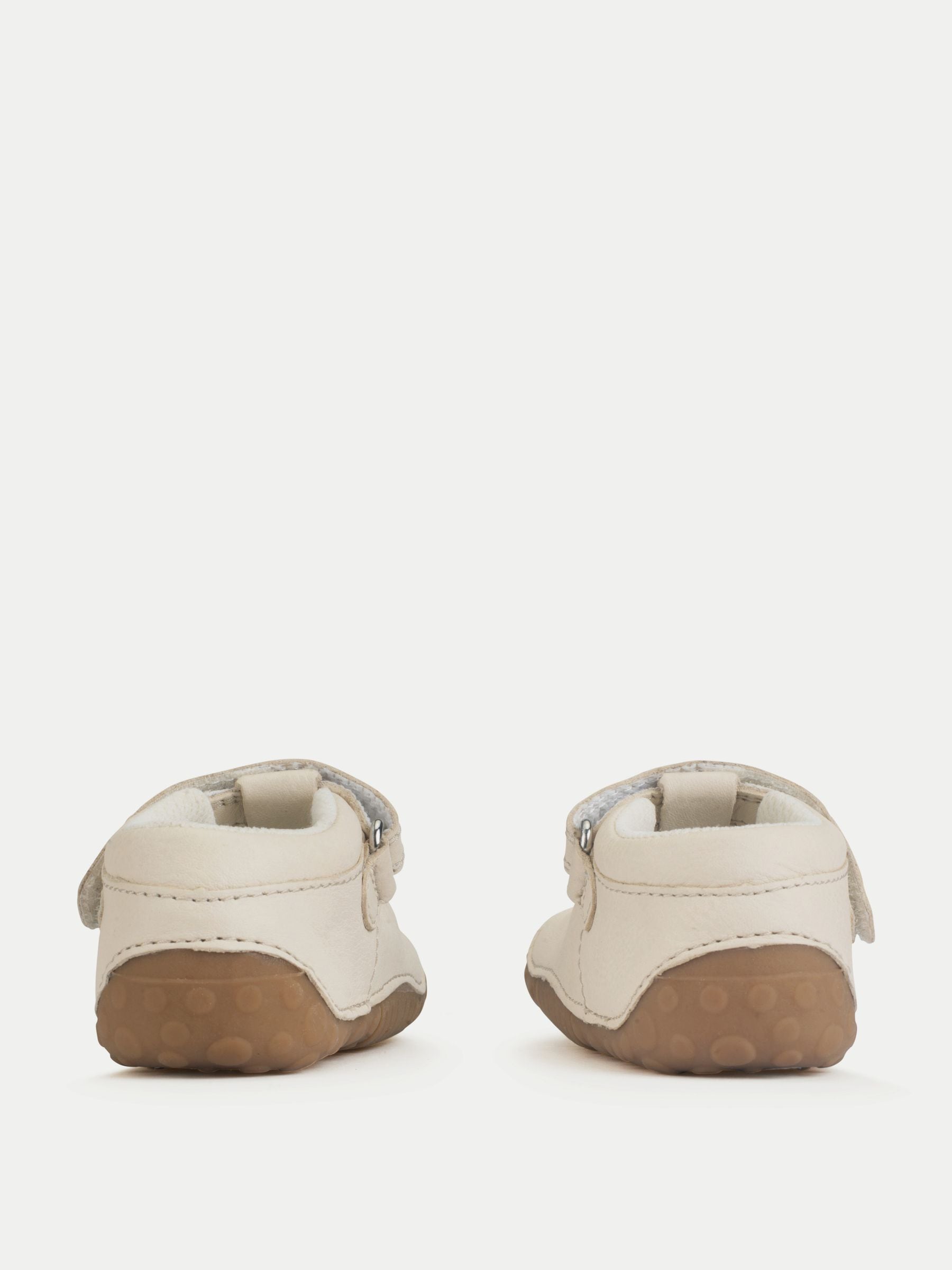 Start Rite Cream Squish T-Bar Rip Tape Pre-Walking Shoes image 4