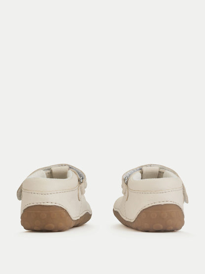 Start Rite Cream Squish T-Bar Rip Tape Pre-Walking Shoes image 4