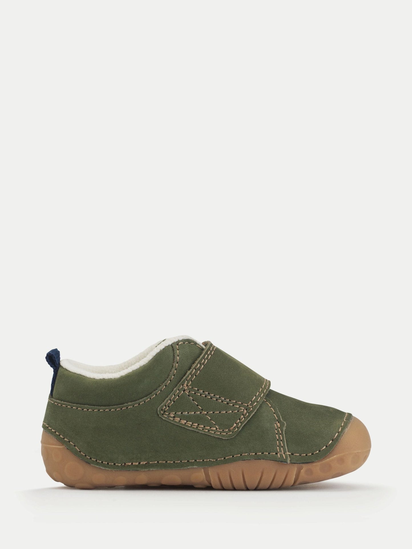 Start Rite Green Cub Rip Tape Pre-Walker Shoes With Tiger Motif image 5