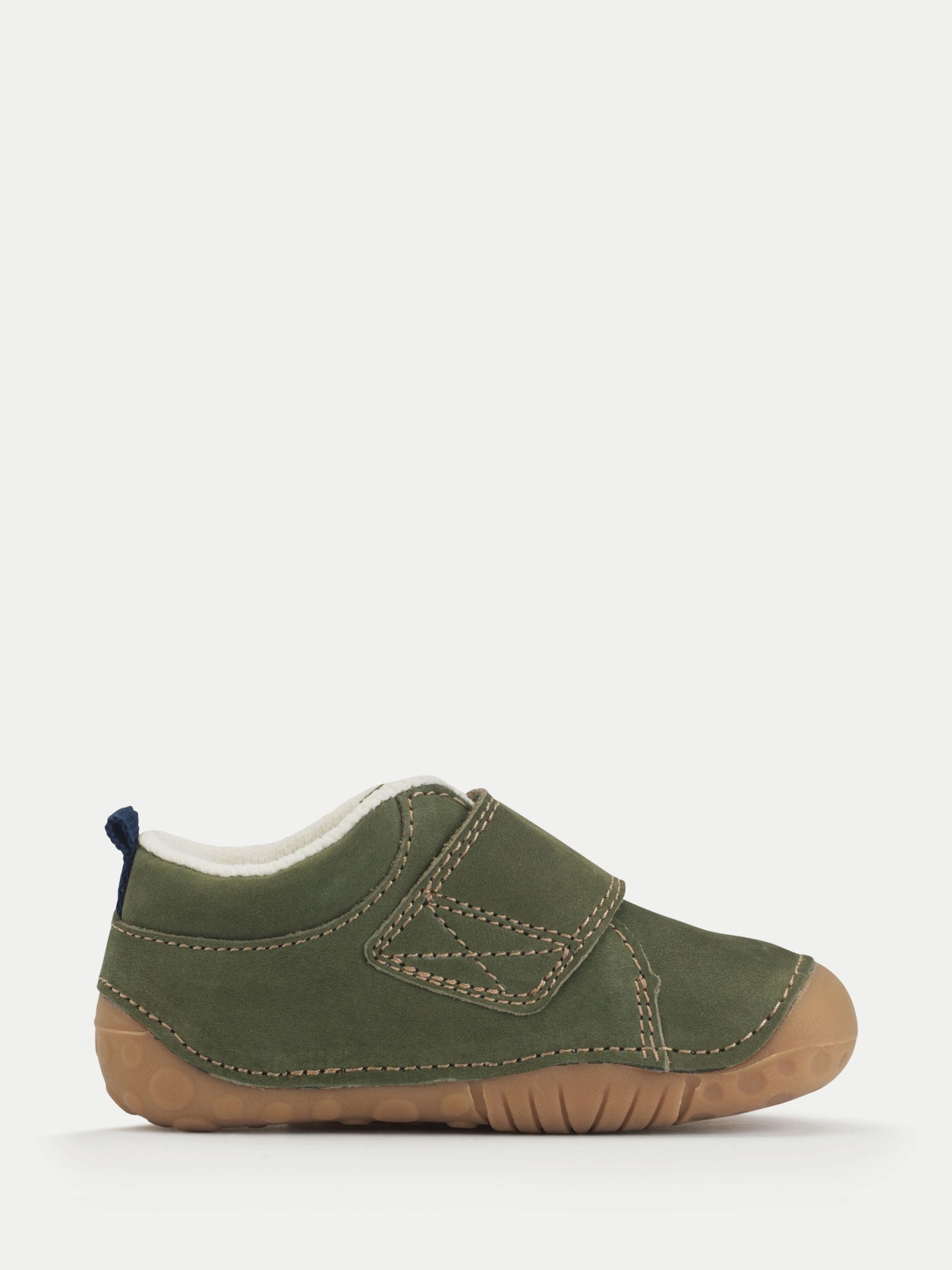 Start Rite Green Cub Rip Tape Pre-Walker Shoes With Tiger Motif image 5