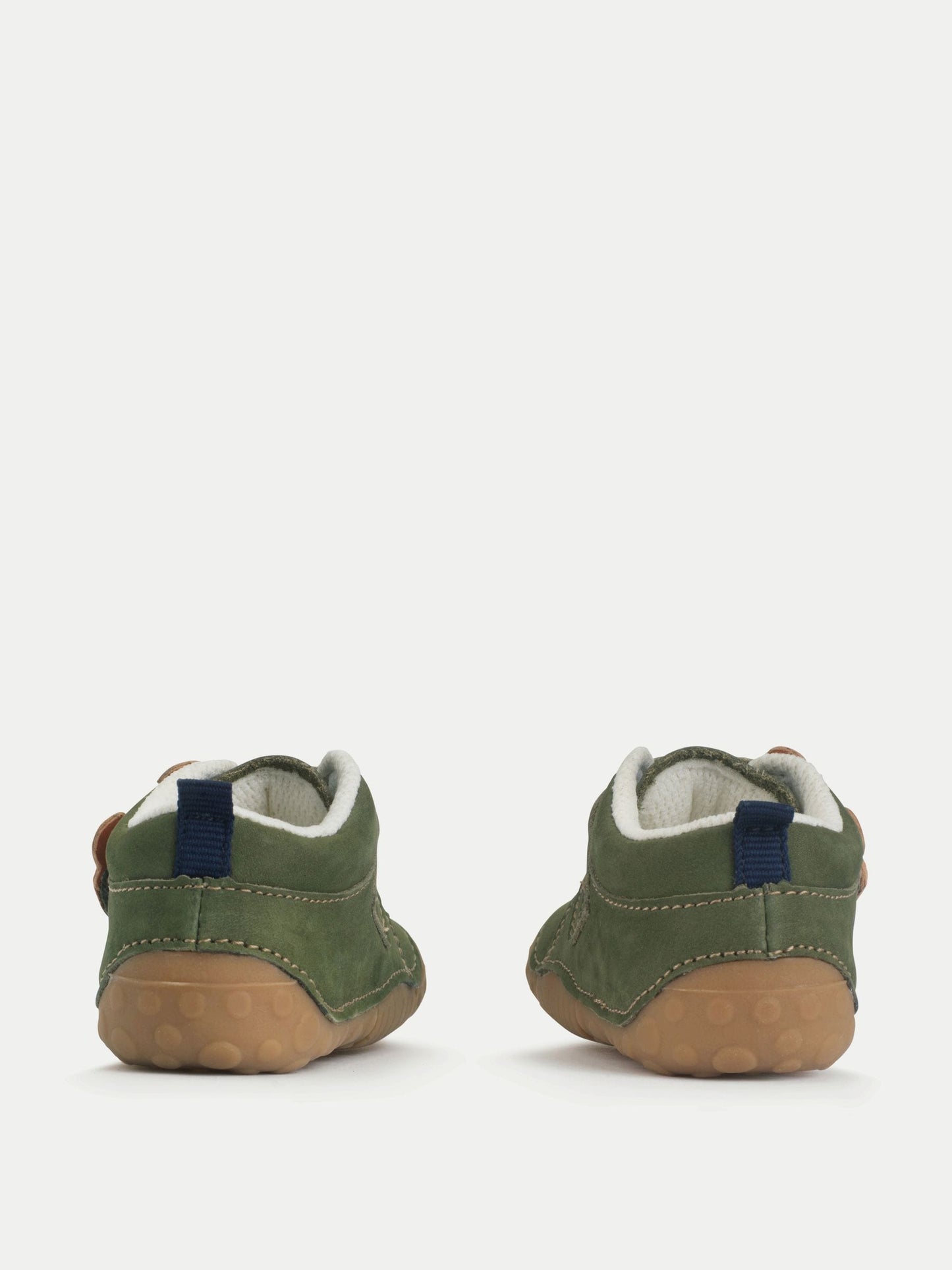 Start Rite Green Cub Rip Tape Pre-Walker Shoes With Tiger Motif image 6