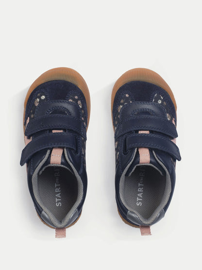 Start Rite Blue Tickle Star First Walking And Pre-School Trainer Inspired Shoes image 7