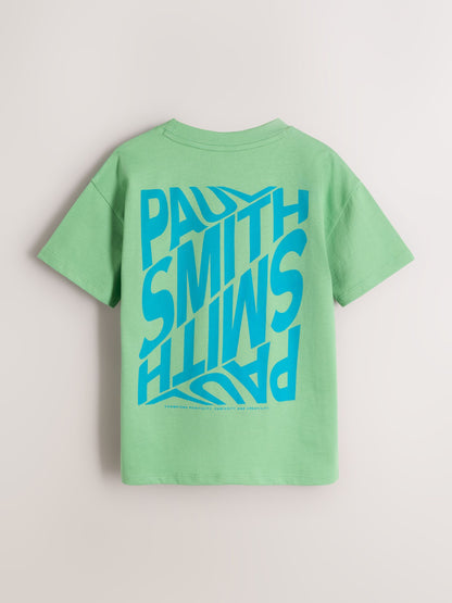 Dsiney Kidz - Paul Smith Junior Green/Ecru Graphic T-Shirts 3 Pack image 3