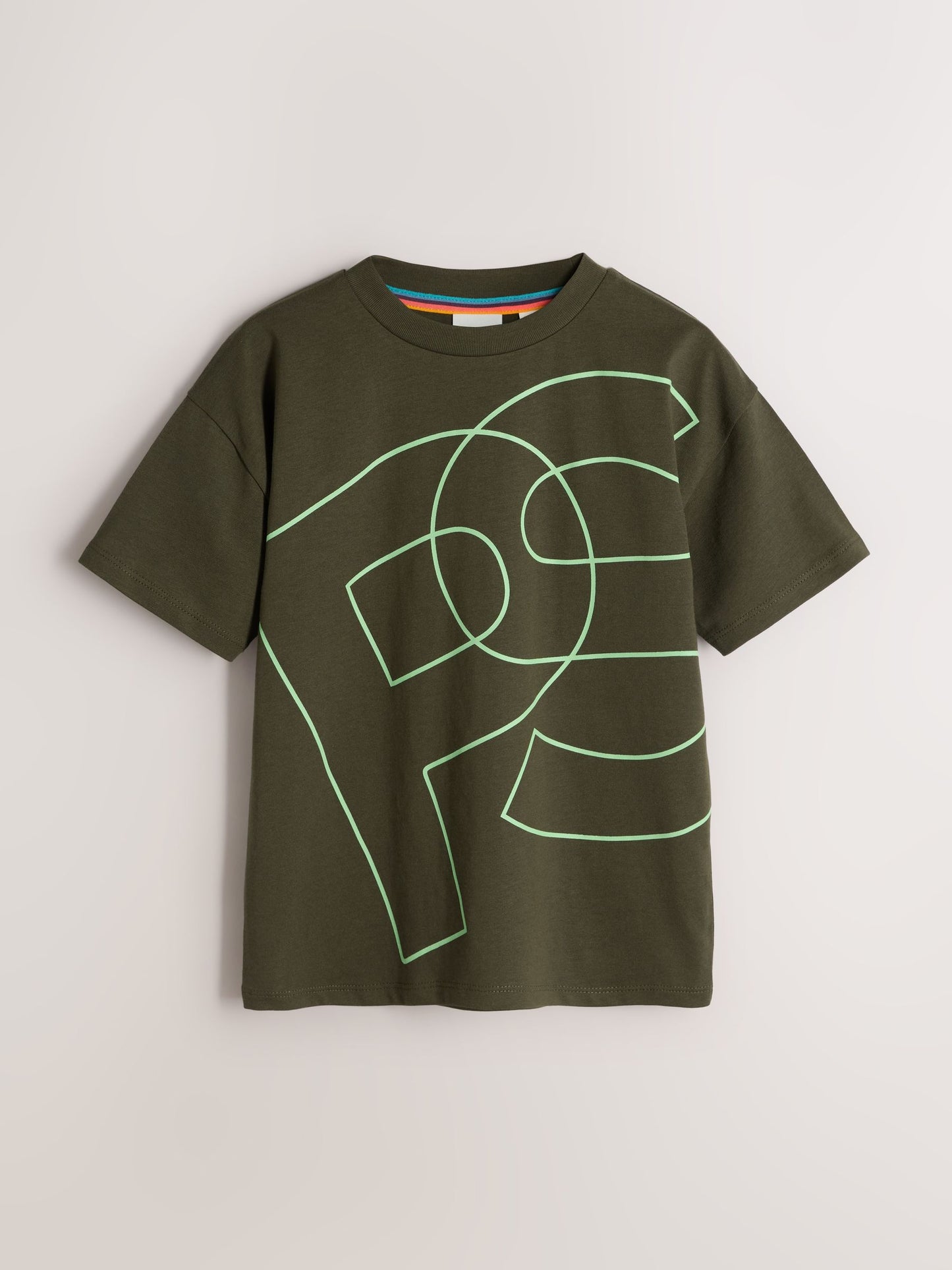 Dsiney Kidz - Paul Smith Junior Green/Ecru Graphic T-Shirts 3 Pack image 4