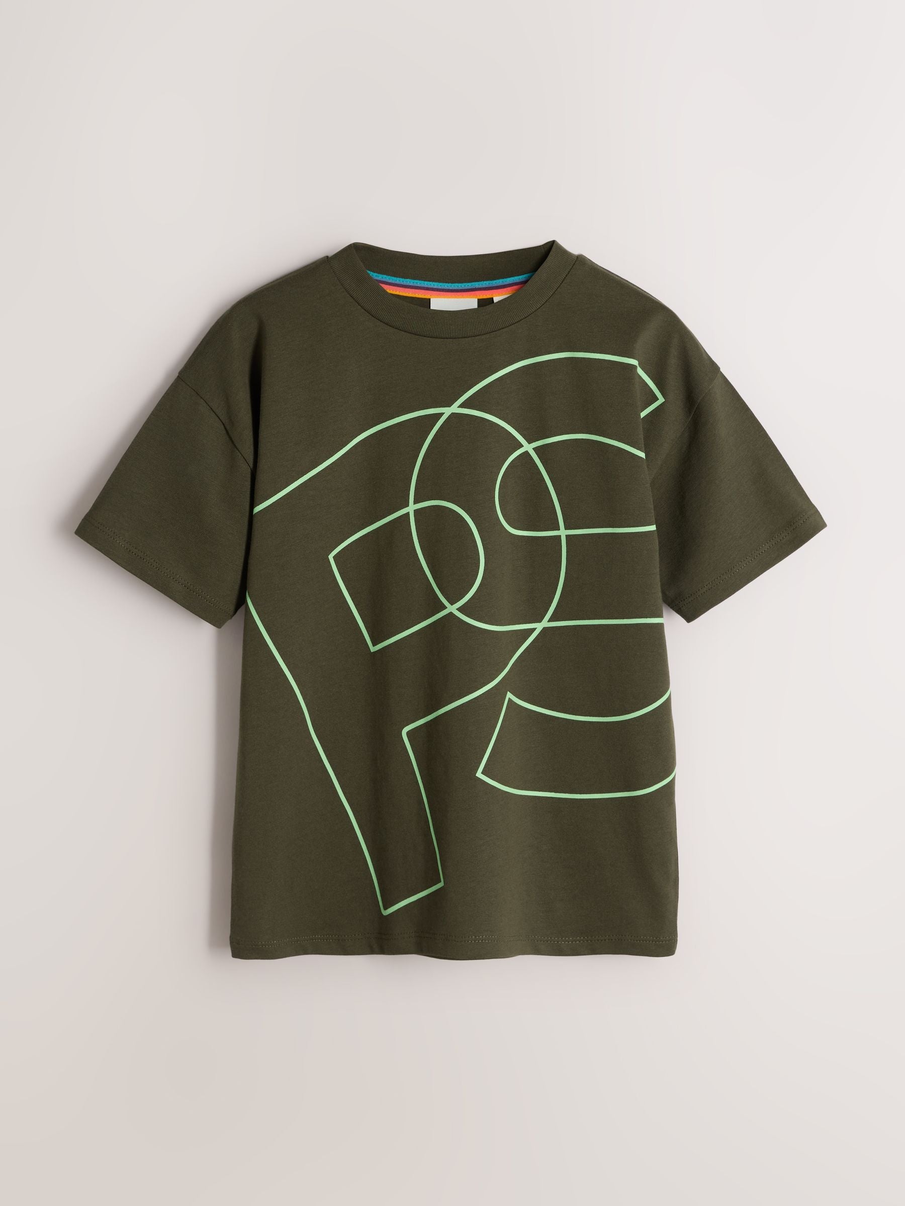 Dsiney Kidz - Paul Smith Junior Green/Ecru Graphic T-Shirts 3 Pack image 4