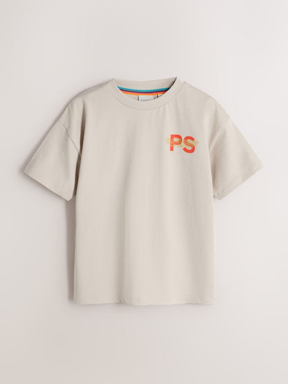 Dsiney Kidz - Paul Smith Junior Green/Ecru Graphic T-Shirts 3 Pack image 5