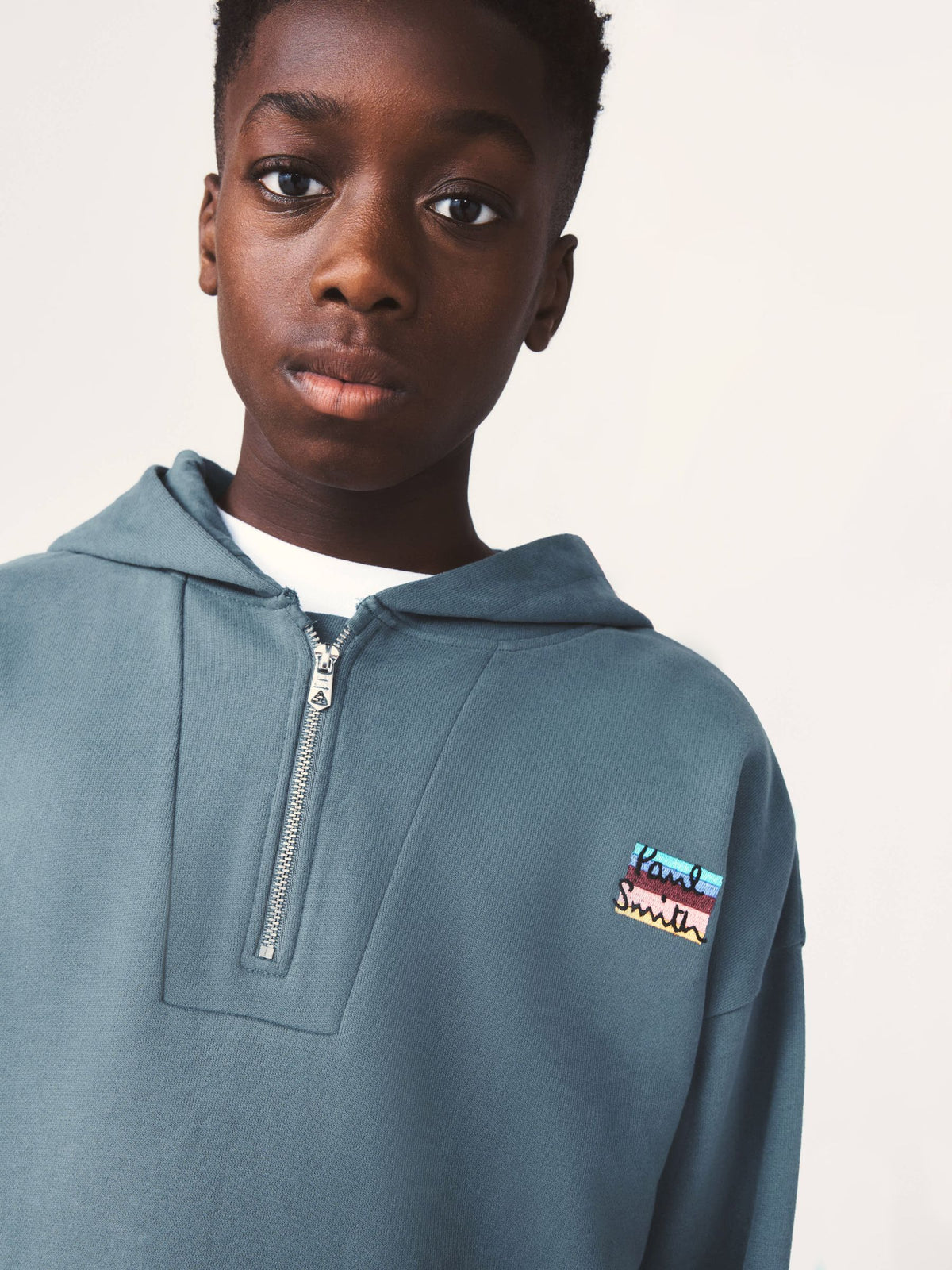 Paul Smith Junior Blue Funnel Neck Hoodie and Joggers Set - image 3