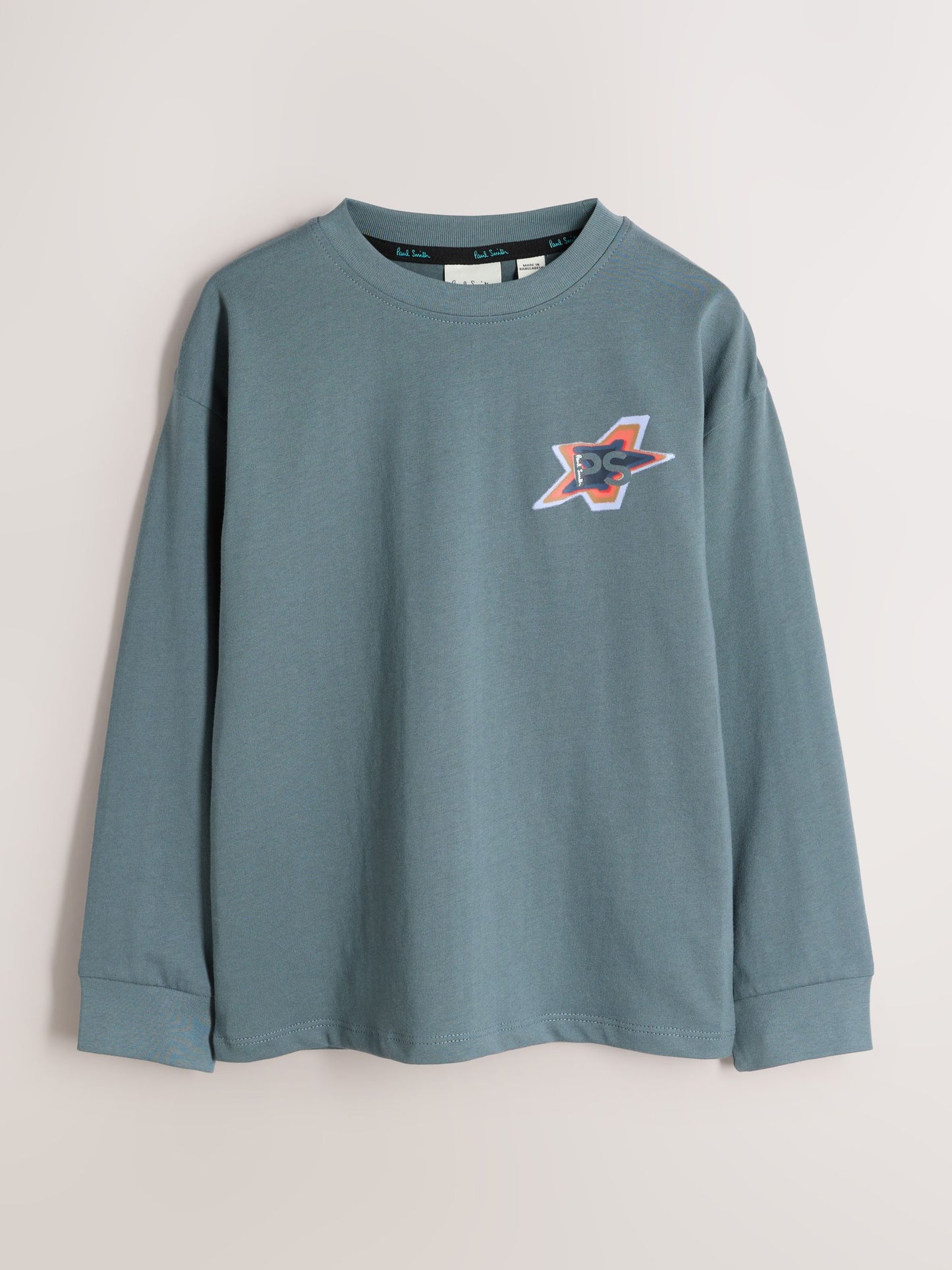 Dsiney Kidz - Paul Smith Junior Green/Black/Blue Long Sleeve Graphic T-Shirts 3 Pack image 2