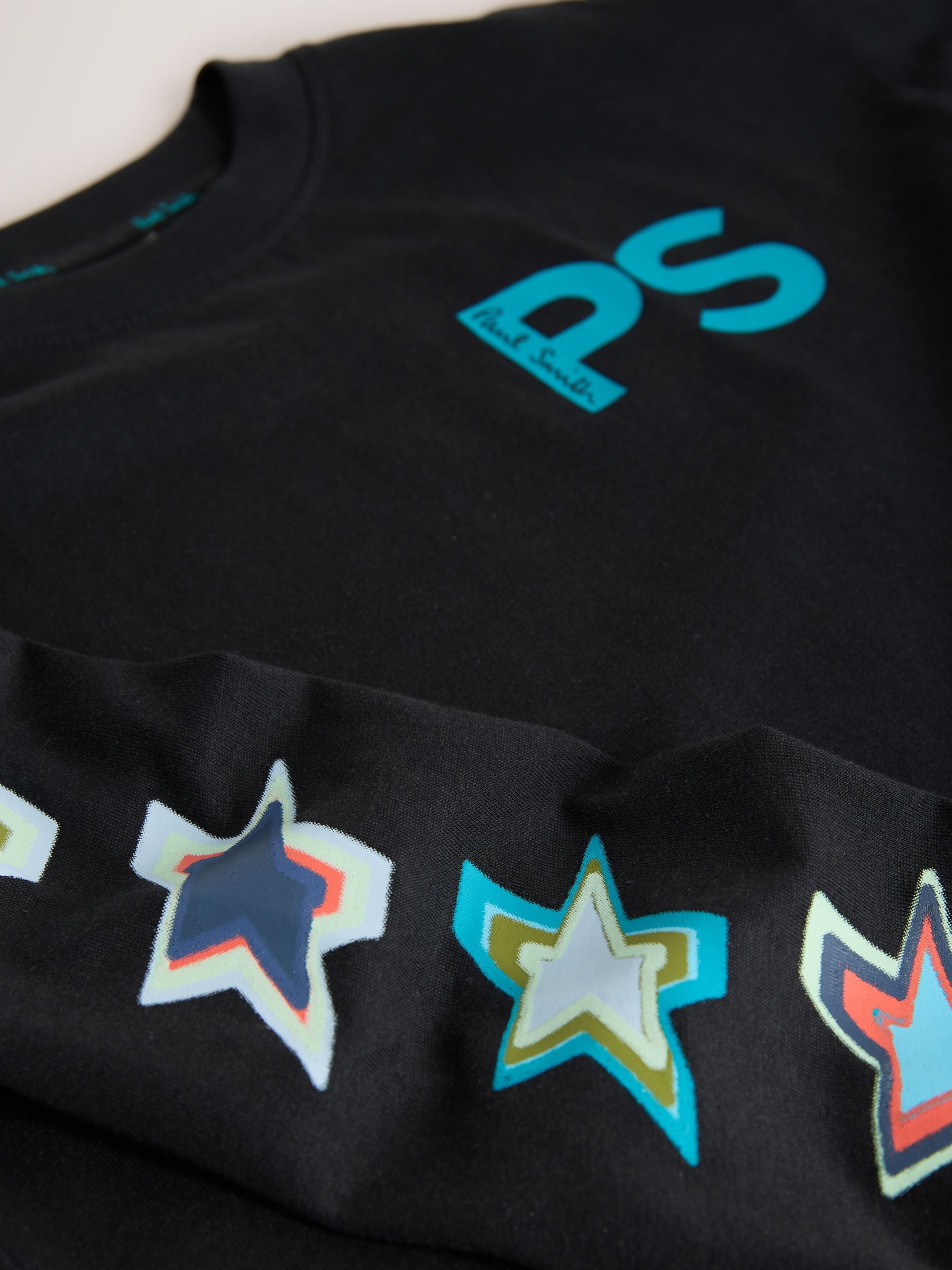 Dsiney Kidz - Paul Smith Junior Green/Black/Blue Long Sleeve Graphic T-Shirts 3 Pack image 8