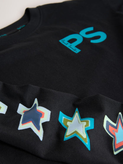 Dsiney Kidz - Paul Smith Junior Green/Black/Blue Long Sleeve Graphic T-Shirts 3 Pack image 8