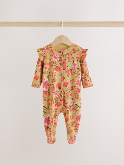 Paisley Print Baby Sleepsuits 3 Pack (0mths-2yrs) - image 10