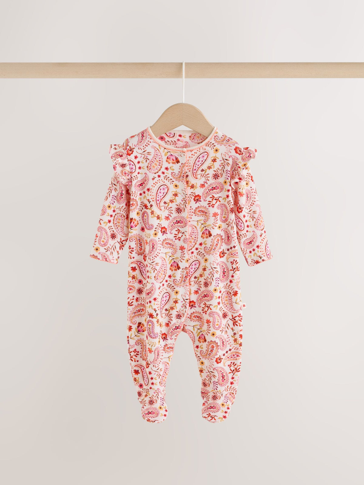 Paisley Print Baby Sleepsuits 3 Pack (0mths-2yrs) - image 8
