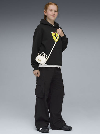 Dsiney Kidz - Puma Black Scuderia Ferrari Coloured Shield Youth Hoodie image 3