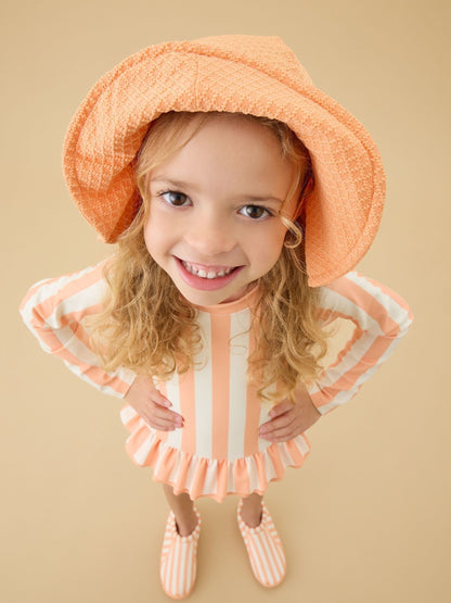 MORI Orange Floppy Sun Safe Swim Hat image 2