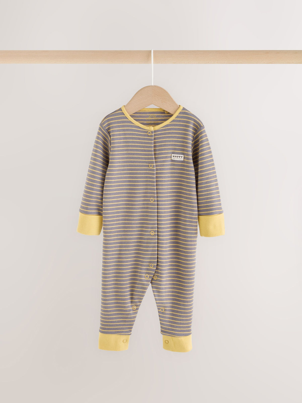 Multi Stripe Sleepsuit 3 Pack (0mths-3yrs) - image 2