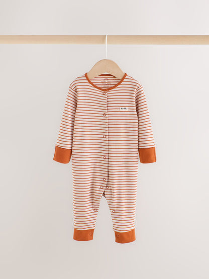 Multi Stripe Sleepsuit 3 Pack (0mths-3yrs) - image 3