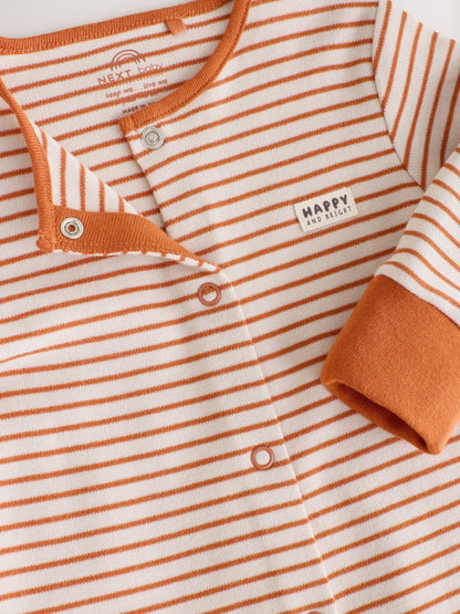 Multi Stripe Sleepsuit 3 Pack (0mths-3yrs) - image 8