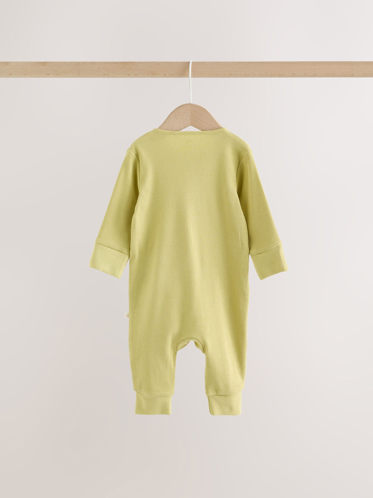 Green Two Way Zip Sleepsuits 3 Pack (0mths-3yrs) - image 6