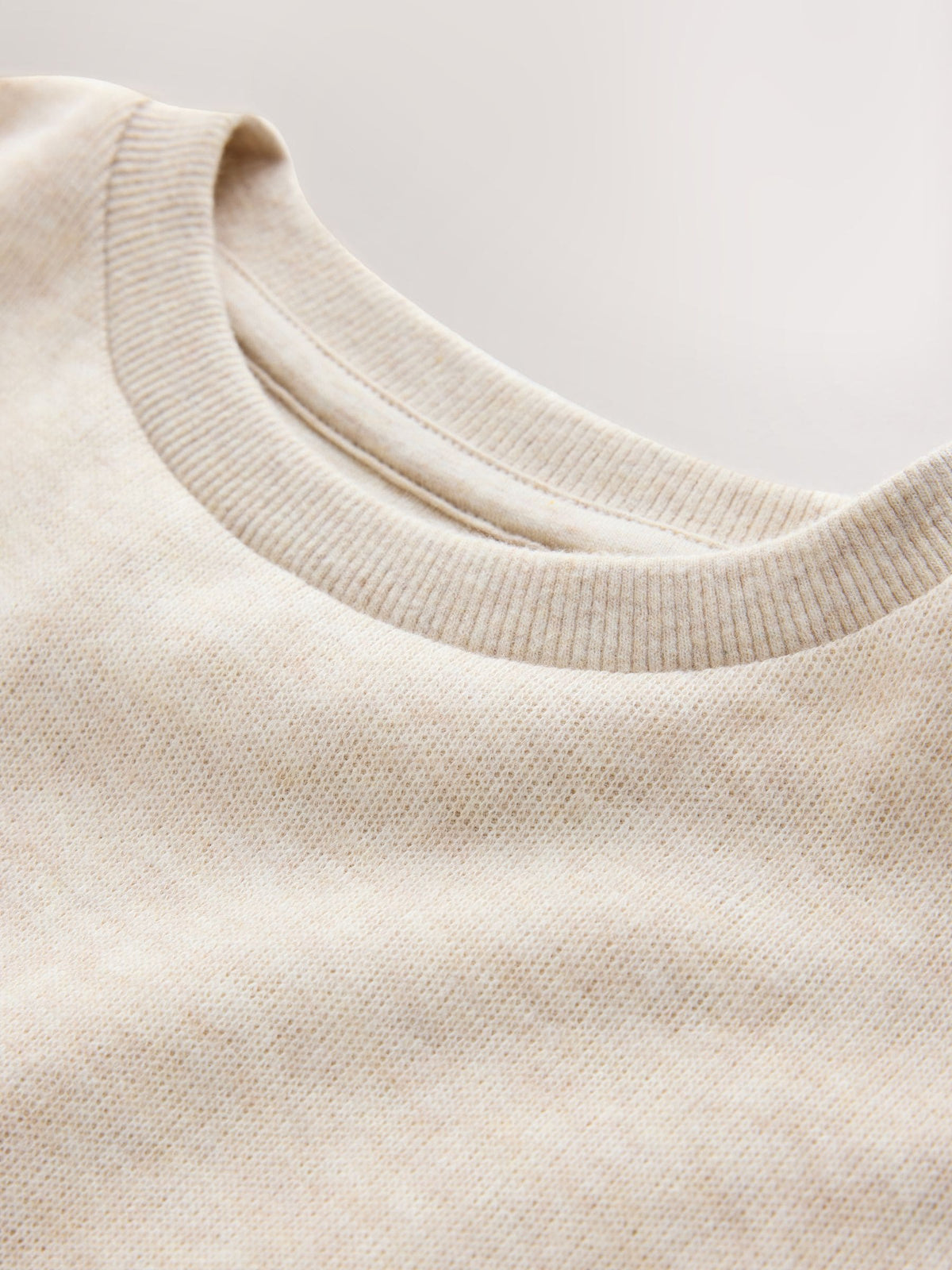 Oatmeal Cosy Rib Lace Hem Sweatshirt (3-16yrs) - image 7