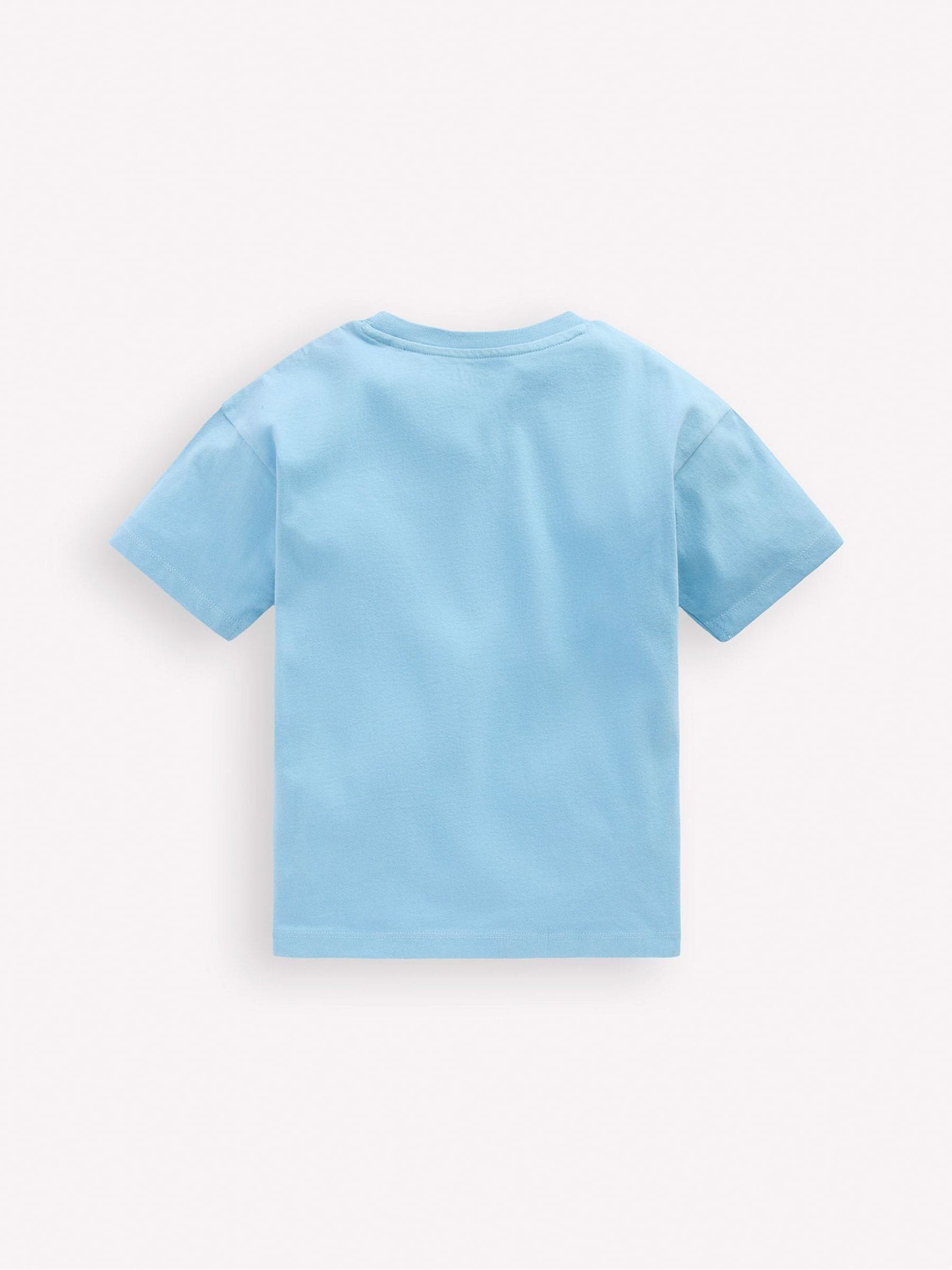 Boden Blue Space Short Sleeve Badge T-Shirt image 2