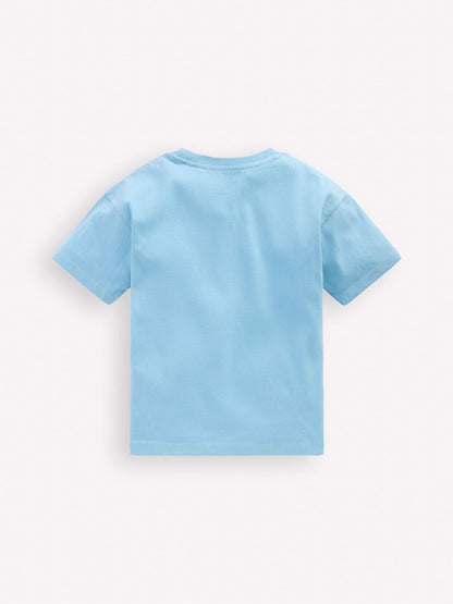 Boden Blue Space Short Sleeve Badge T-Shirt image 2