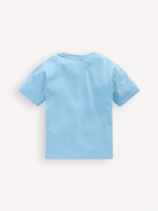 Boden Blue Space Short Sleeve Badge T-Shirt image 2