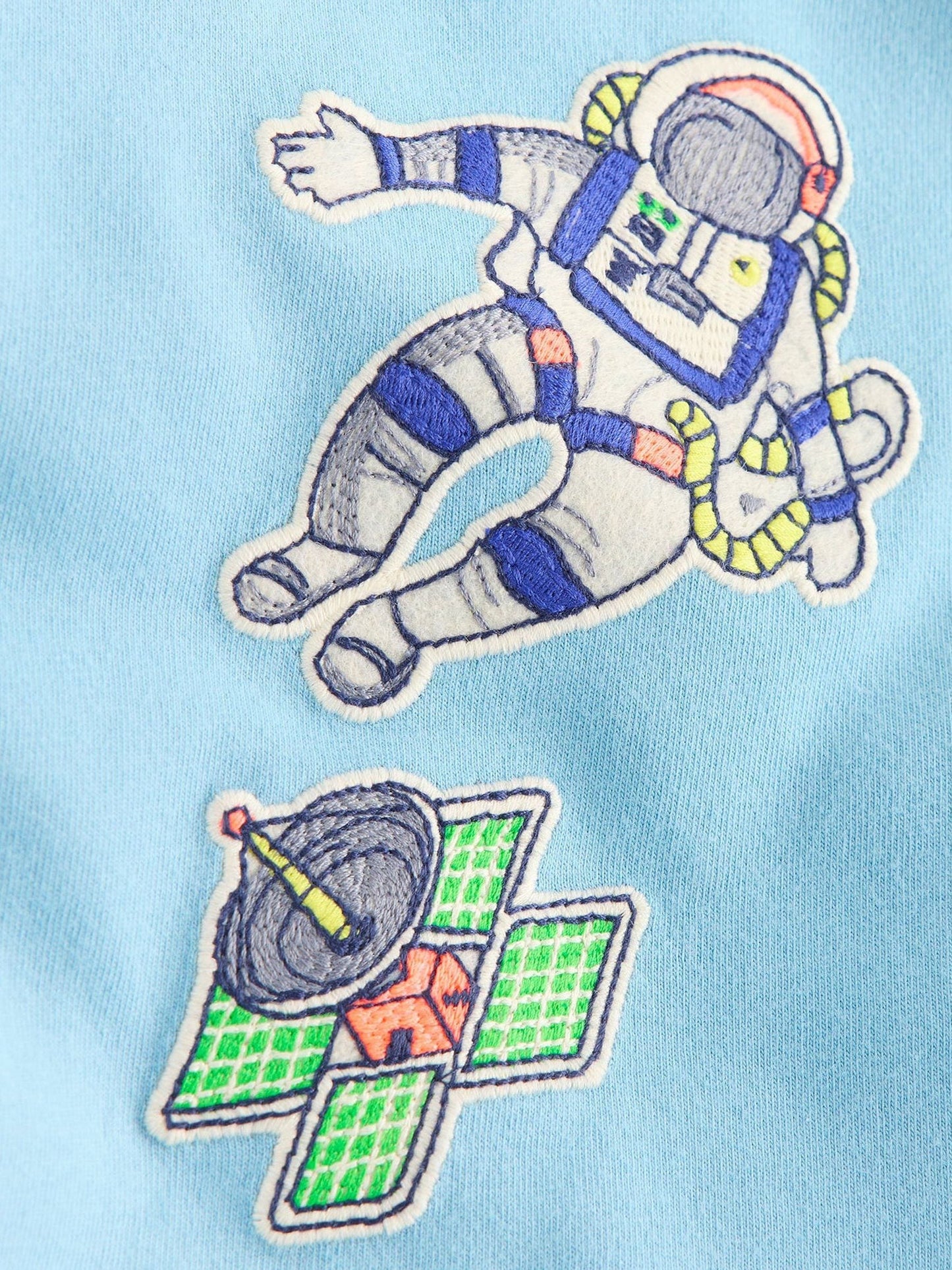 Boden Blue Space Short Sleeve Badge T-Shirt image 3