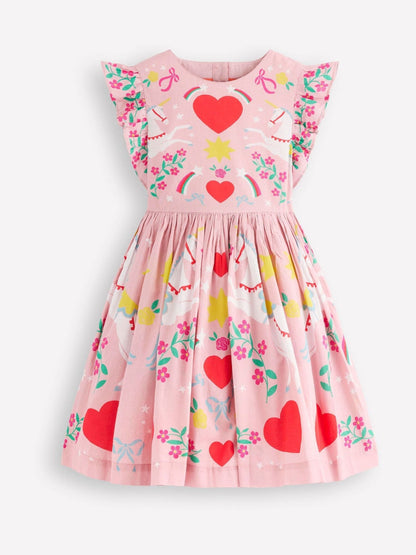 Boden Pink Heart Back Dress image 1