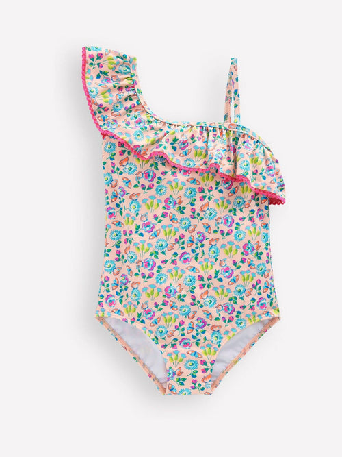 Dsiney Kidz - Boden Pink Lila One Shoulder Swimsuit image 1