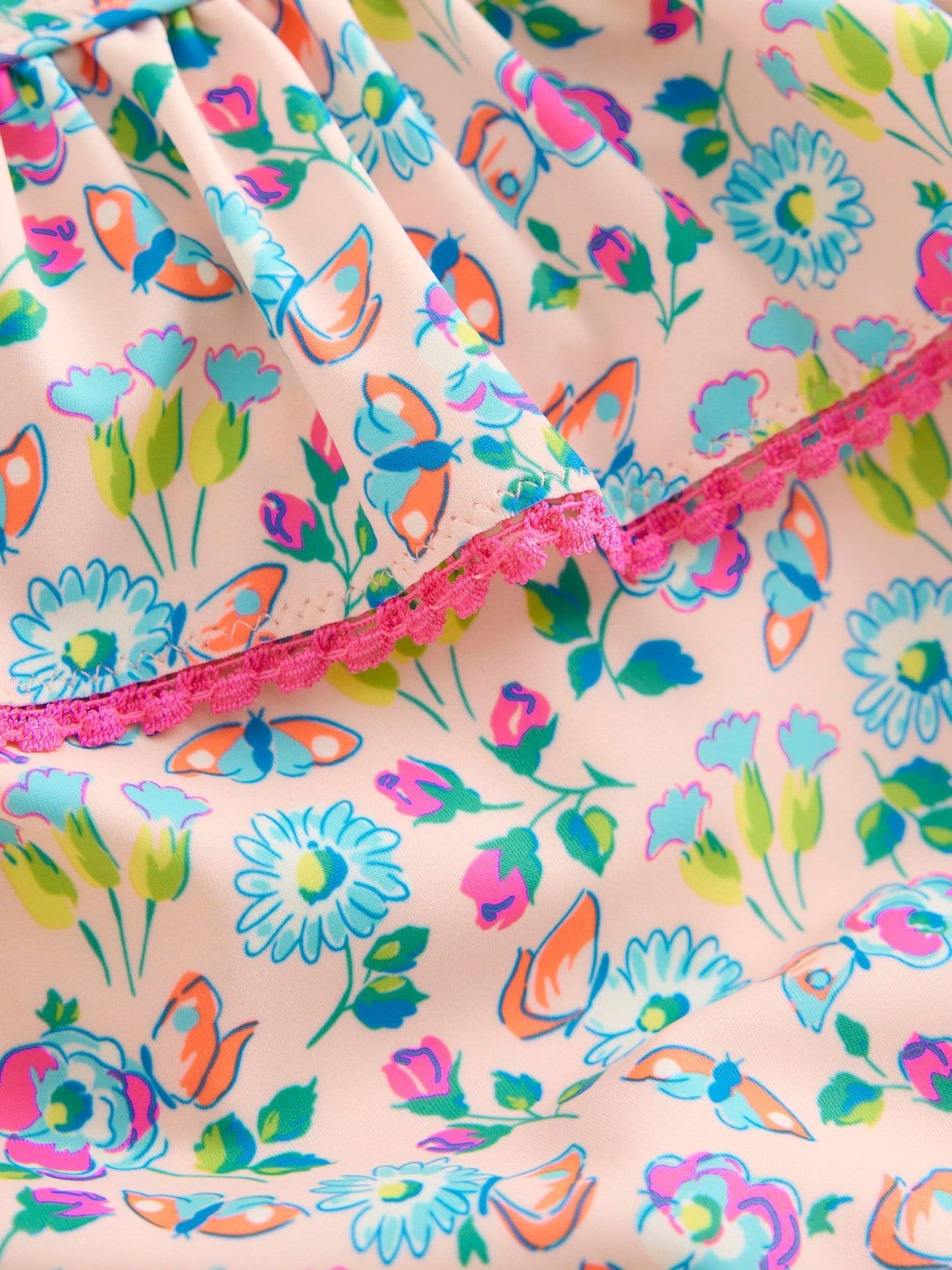 Boden Pink Lila One Shoulder Swimsuit image 3